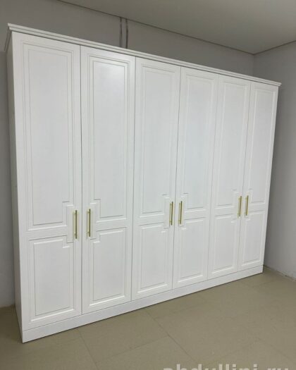 Шкаф-купе Адель люкс 6-дверей белый — купить в Дагестане — купить в Дагестане