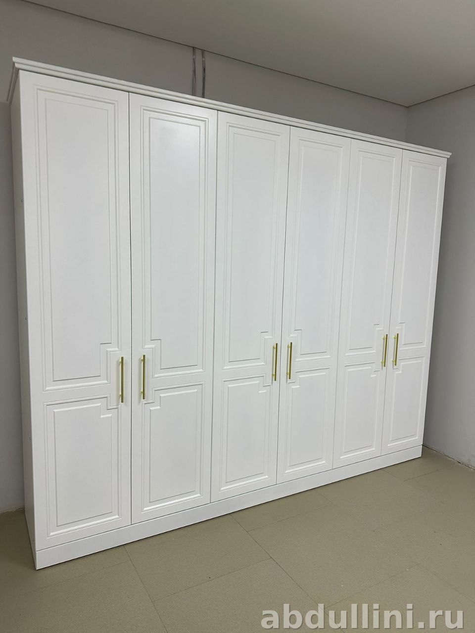 Шкаф-купе Адель люкс 6-дверей белый — купить в Дагестане