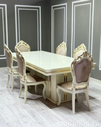 Обеденный стол Бостон и стулья Мини-шейх в Дагестане (Бостон, Мини-шейх) — купить в Дагестане — фото 1