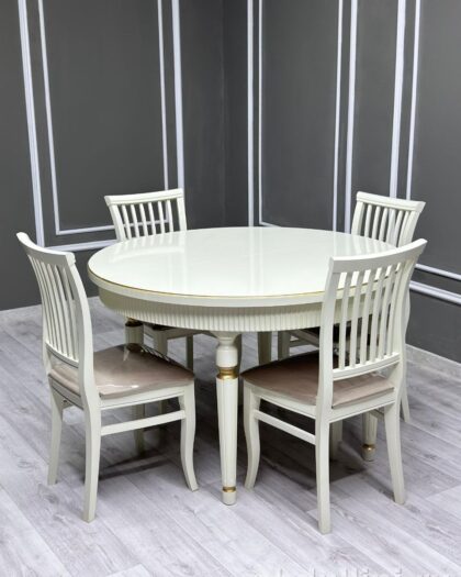 Круглый стол 2606 со стульями Пегас — купить в Дагестане — купить в Дагестане — фото 1