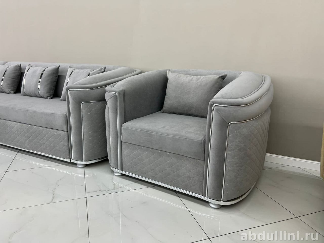 Диван 2️⃣6️⃣1️⃣3️⃣ Гранд угол в стиле хай-тек купить в Дагестане — купить в Дагестане — фото 3