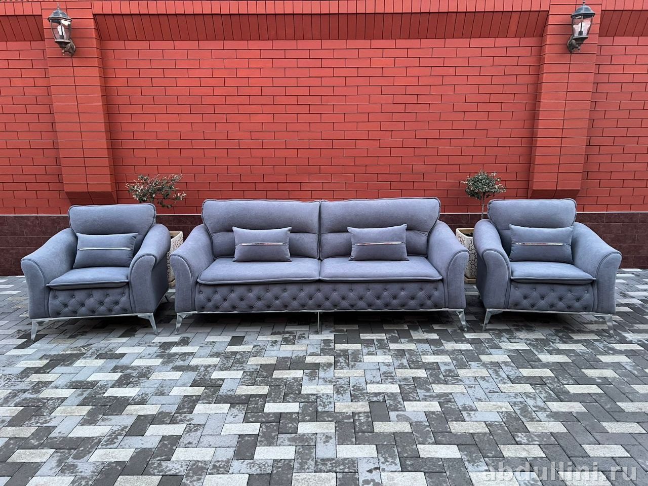 Диван с креслами 2625 — купить в Дагестане | abdullini.ru — купить в Дагестане — фото 1