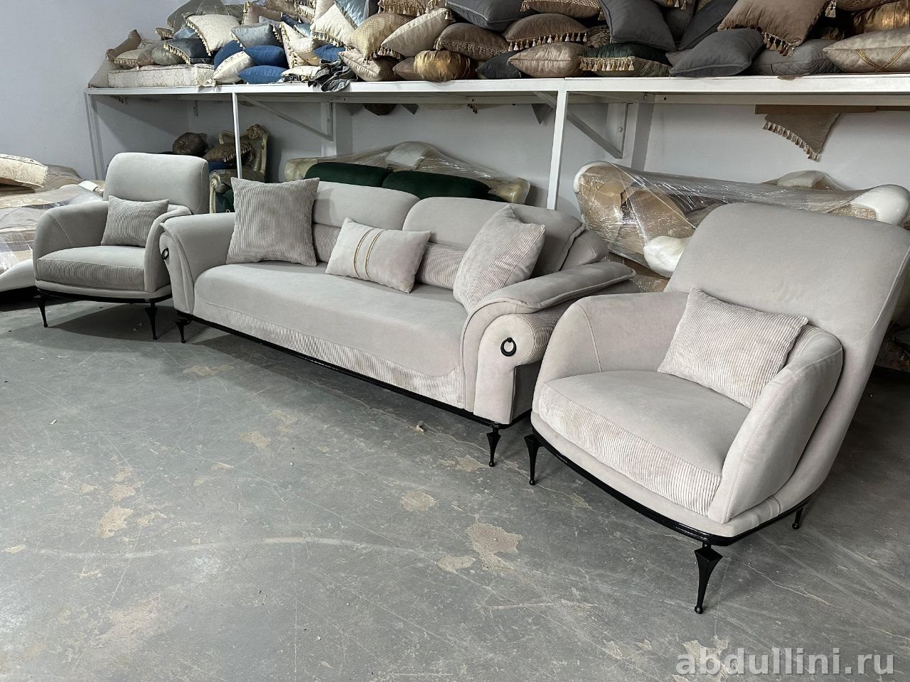 Мягкая мебель 2633: диван и кресла в Дагестане — купить в Дагестане — фото 1