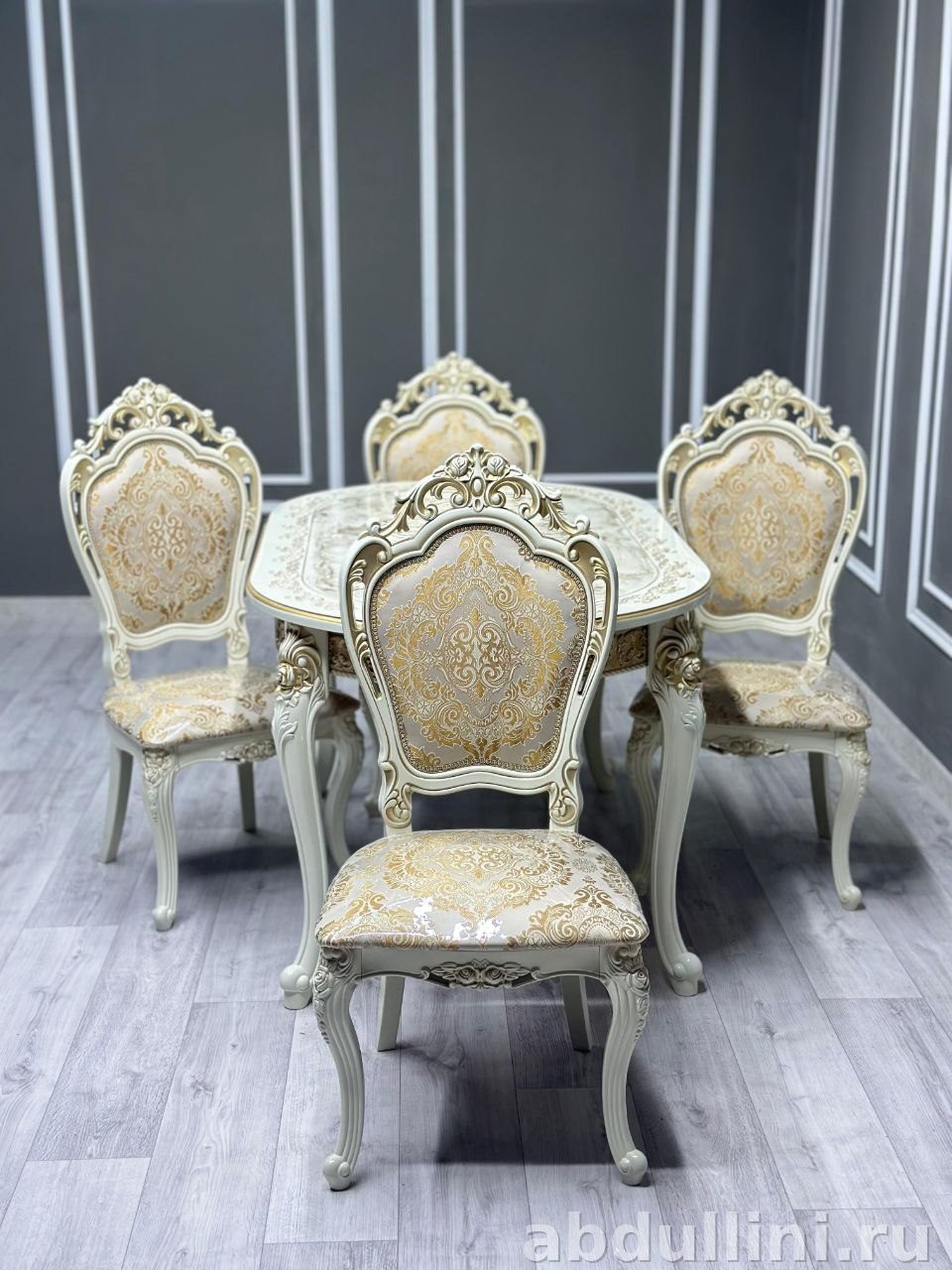 Стол Роза раздвижной и стулья Мини Шейх — купить в Дагестане (Роза) — купить в Дагестане — фото 2