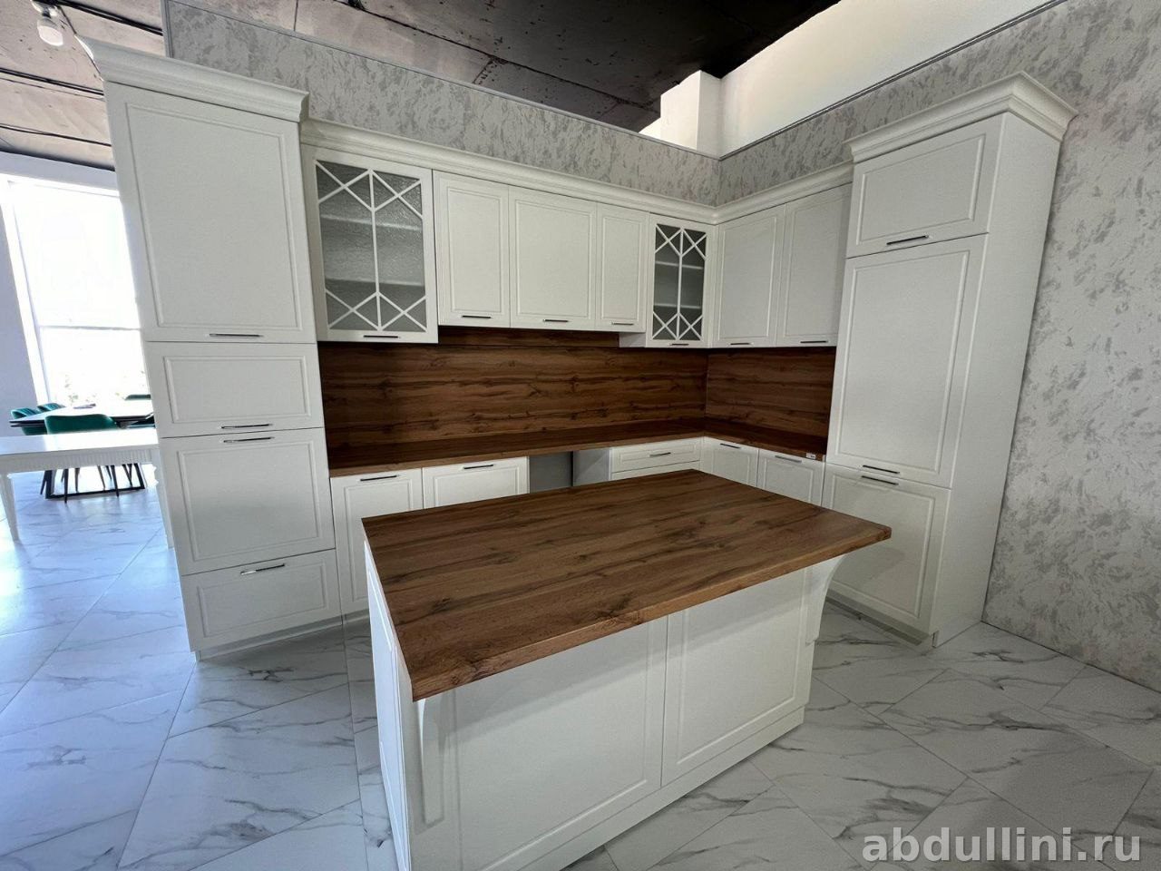 Кухонный гарнитур 2684 в светлом креме — мебель на заказ в Дагестане — купить в Дагестане — фото 1