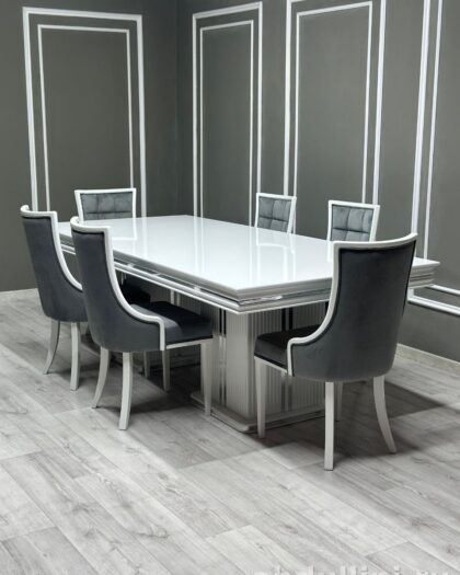 Обеденный комплект Бостон с глянцевой столешницей купить в Дагестане — купить в Дагестане — фото 1