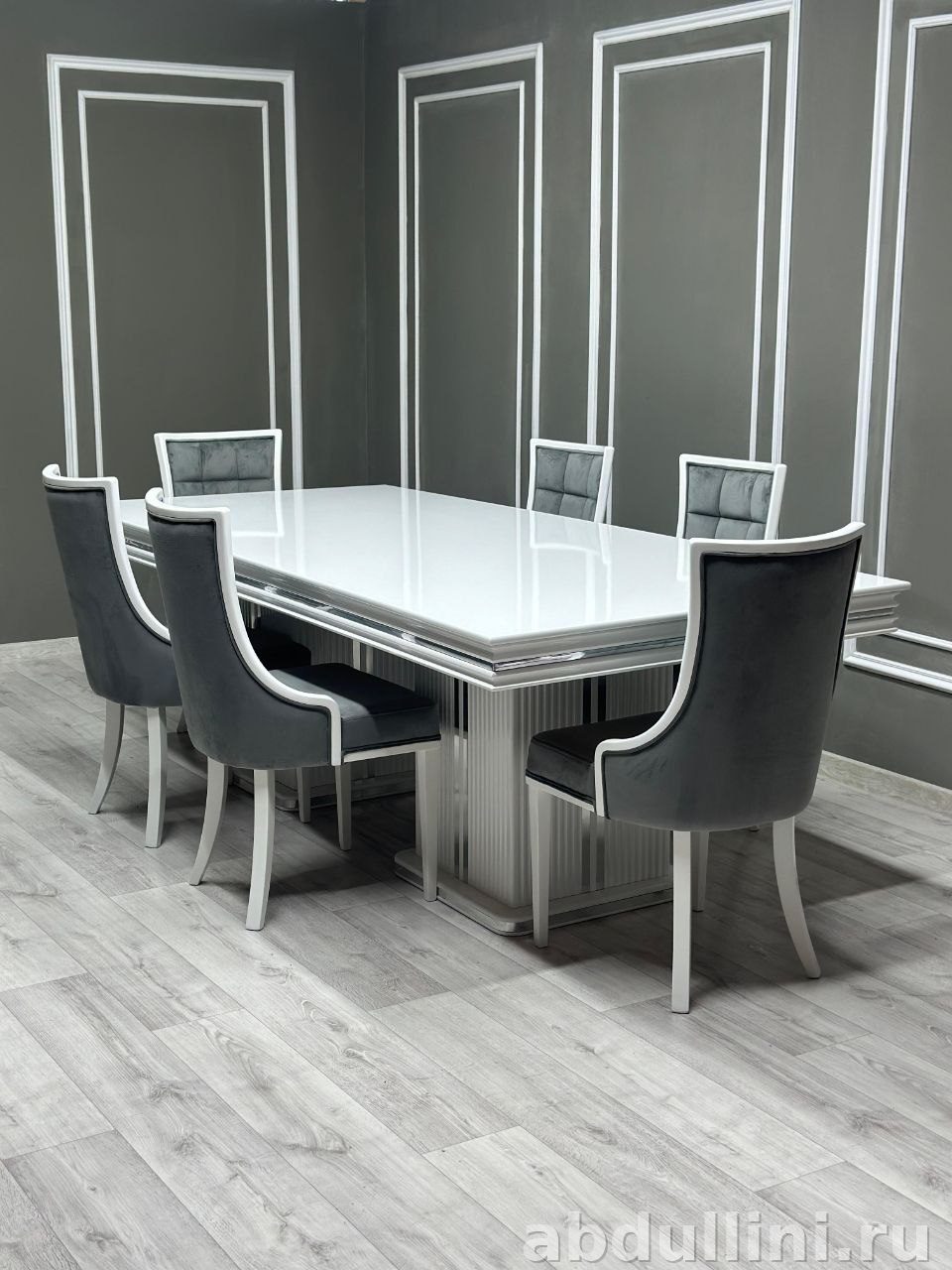 Обеденный комплект Бостон с глянцевой столешницей купить в Дагестане — купить в Дагестане — фото 1