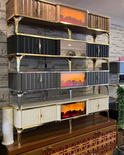 Тумба PERA с камином — купить в Дагестане — купить в Дагестане