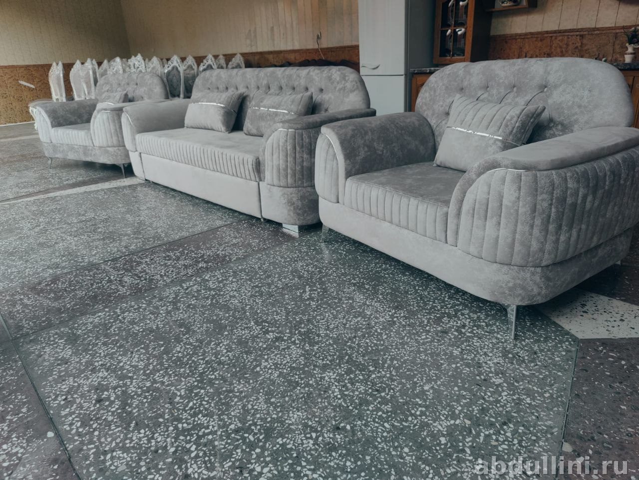 Диван с двумя креслами 2769 в Дагестане — мебель на заказ — купить в Дагестане — фото 1