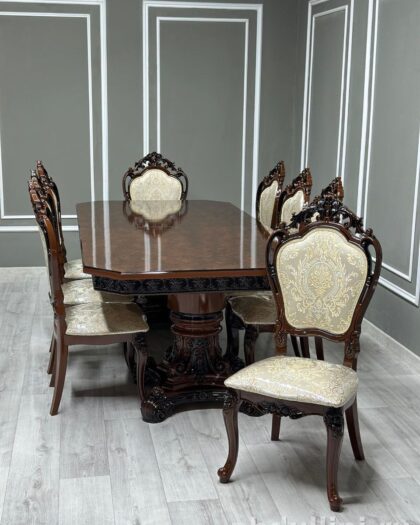 Обеденный стол и стулья Мокко — купить в Дагестане — купить в Дагестане — фото 1