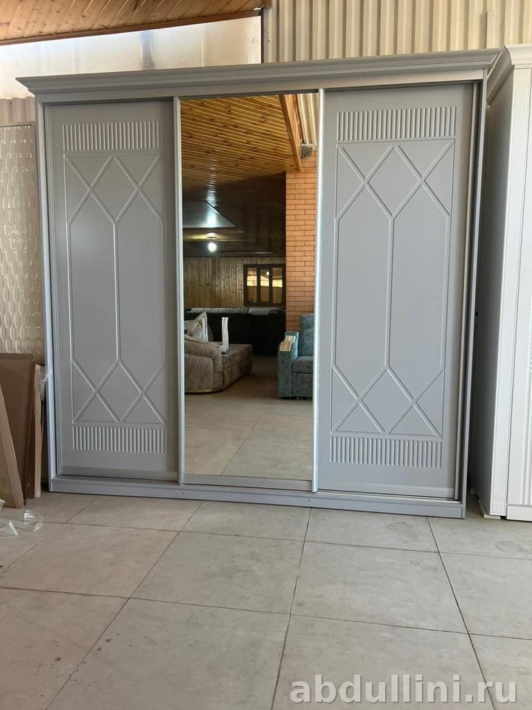 Шкаф-купе 2852 серый — купить в Дагестане | Мебель на заказ (серый) — купить в Дагестане