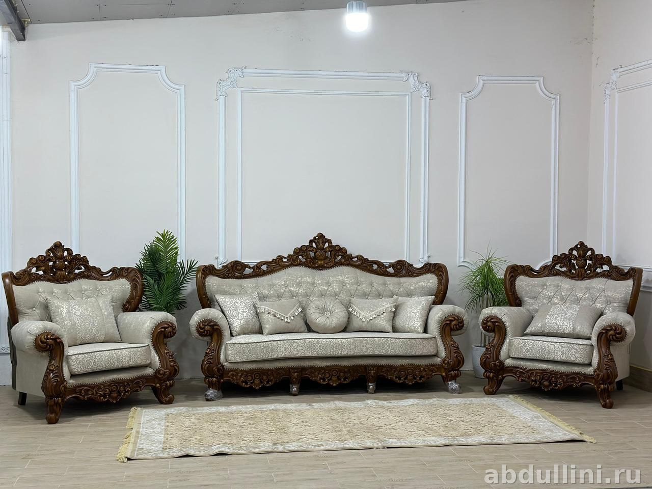 Диван Калифорния с креслами и подушками купить в Дагестане — купить в Дагестане — фото 1