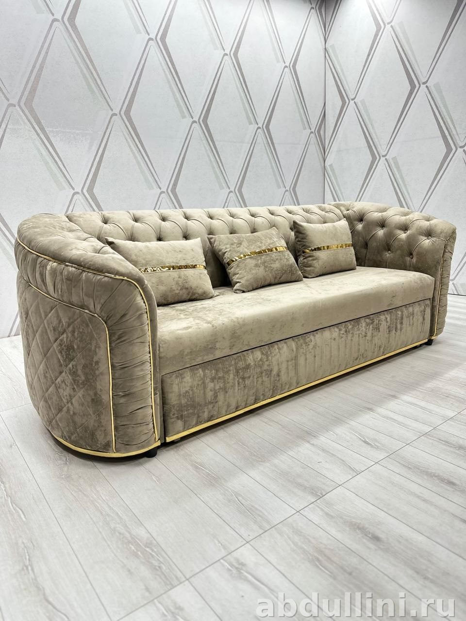 Диван 2863 в стиле неоклассика с капитоне — купить в Дагестане — купить в Дагестане