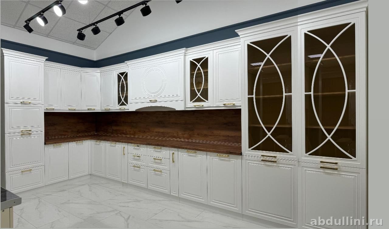 Кухня Амина белая 420/210 — купить в Дагестане — купить в Дагестане — фото 1