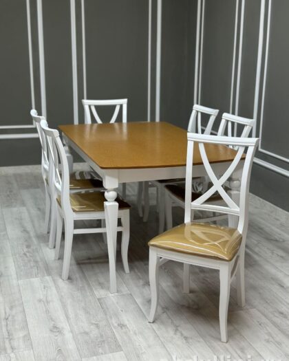 Обеденный стол и стулья 2922 купить в Дагестане | Мебель от производителя (раздвижной) — купить в Дагестане — фото 1