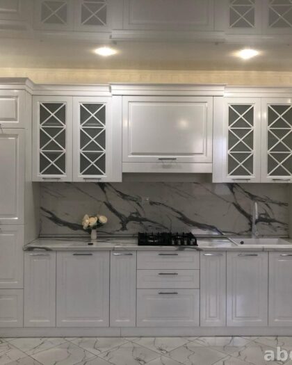 Кухонный гарнитур Римини 3021 — белый глянец, мебель на заказ (3021, глянец) — купить в Дагестане