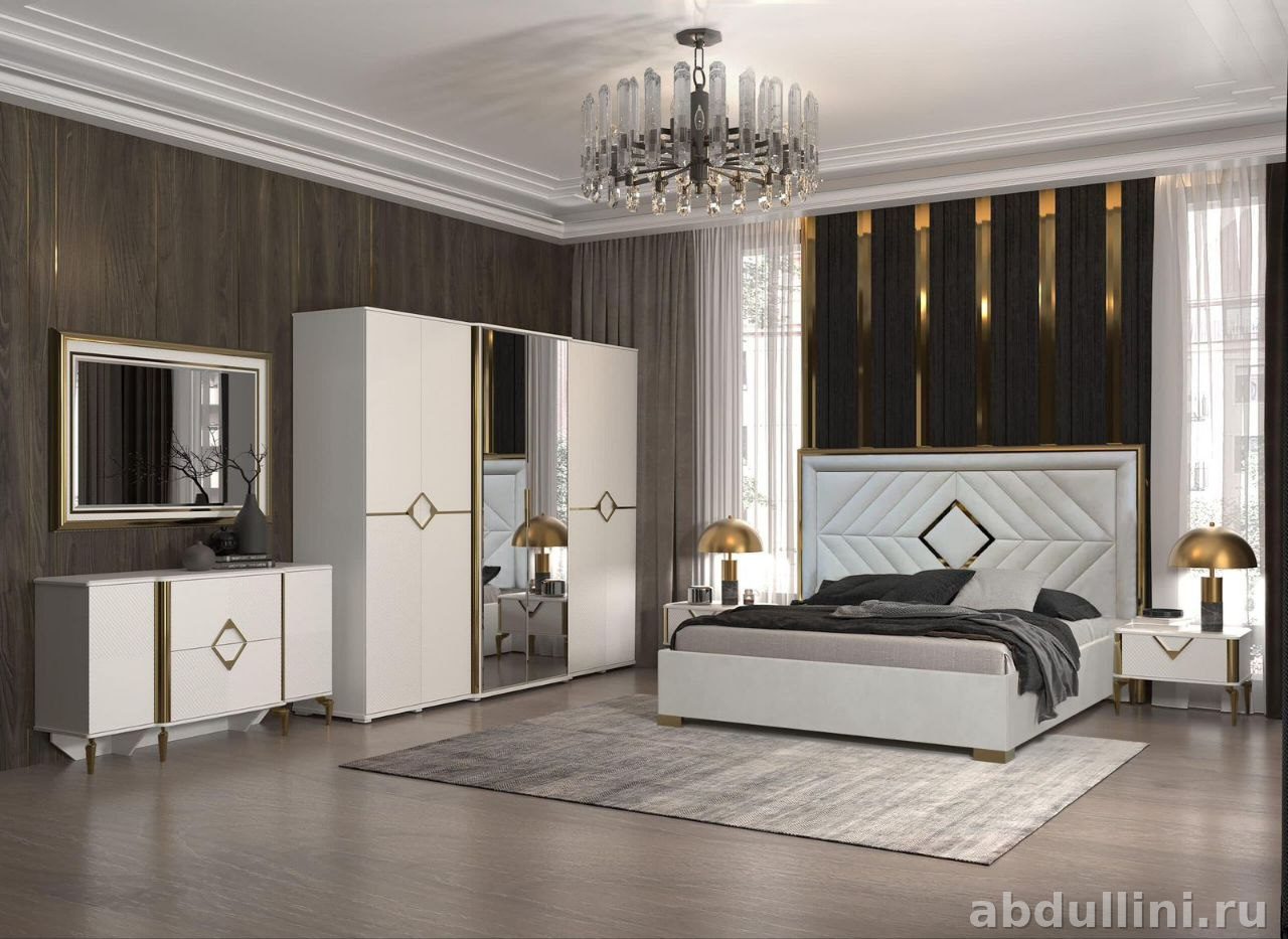 Спальня СОФИЯ в цвете сатин — мебель от производителя в Дагестане — купить в Дагестане — фото 1