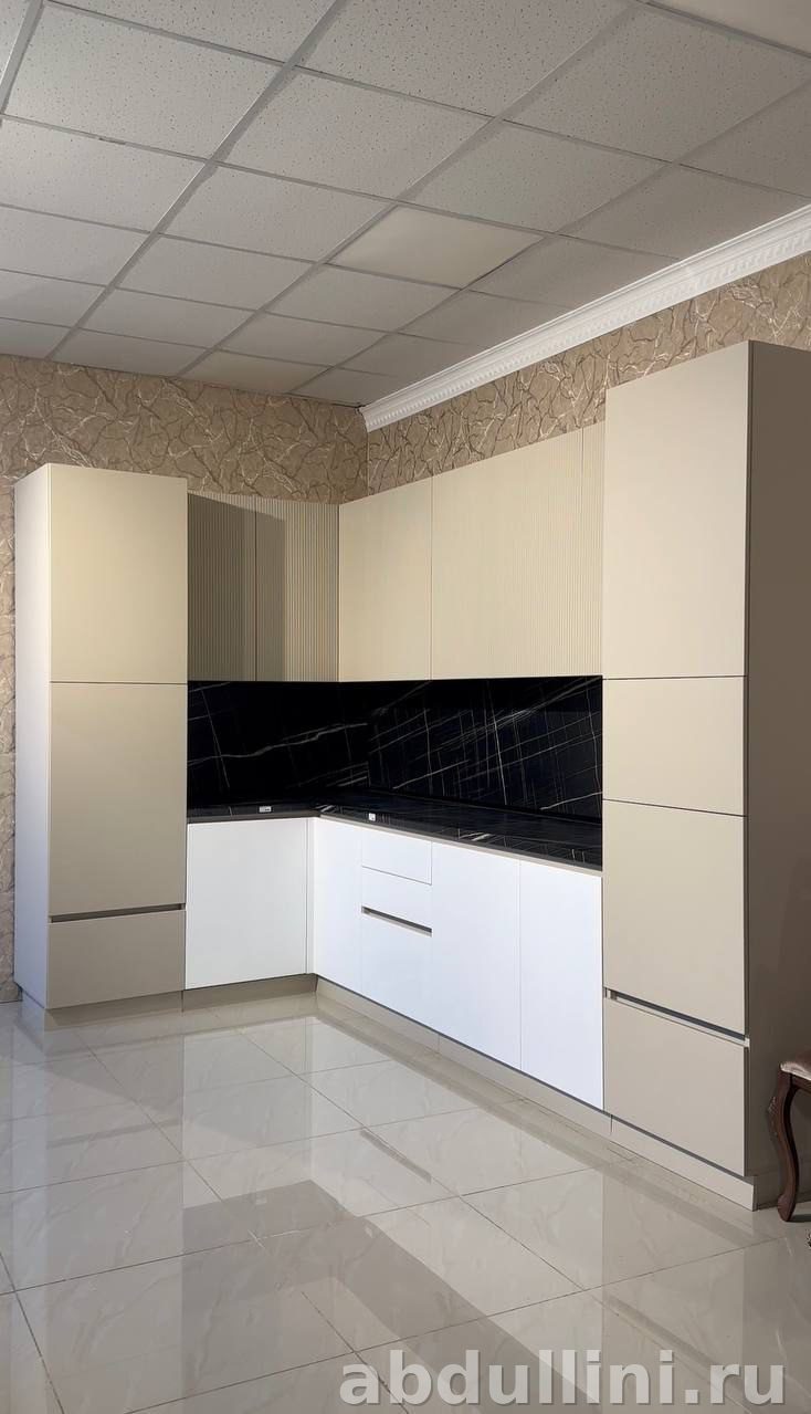 Кухня Плания прайм Шампань/Белый — купить в Дагестане — купить в Дагестане