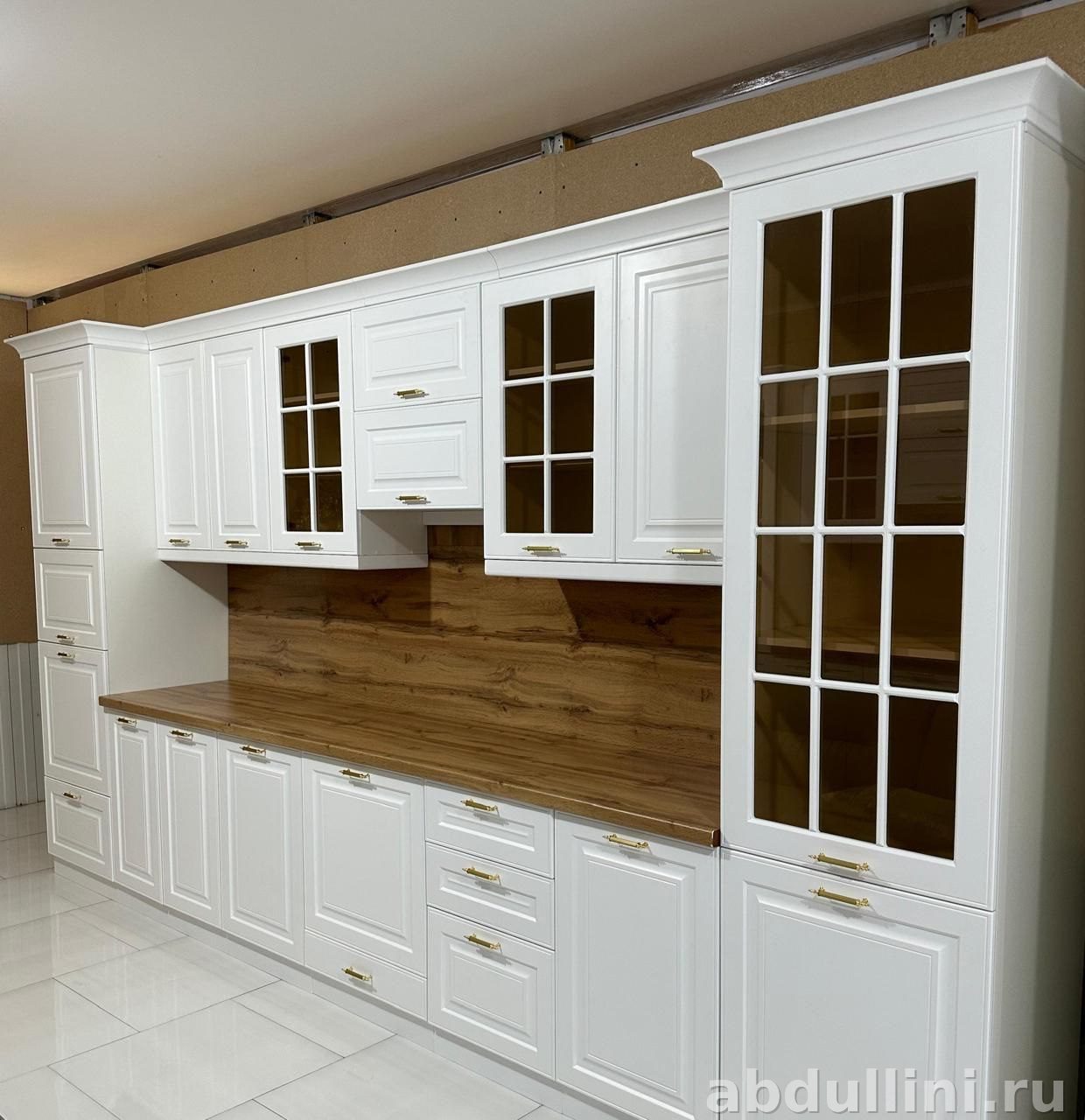 Кухня Жаклин 3202 — белая кухня от производителя в Дагестане другой размер