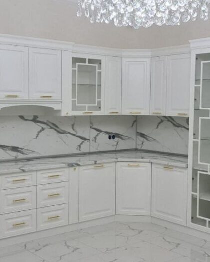 Кухонный гарнитур 3219 в белом цвете — купить в Дагестане — купить в Дагестане