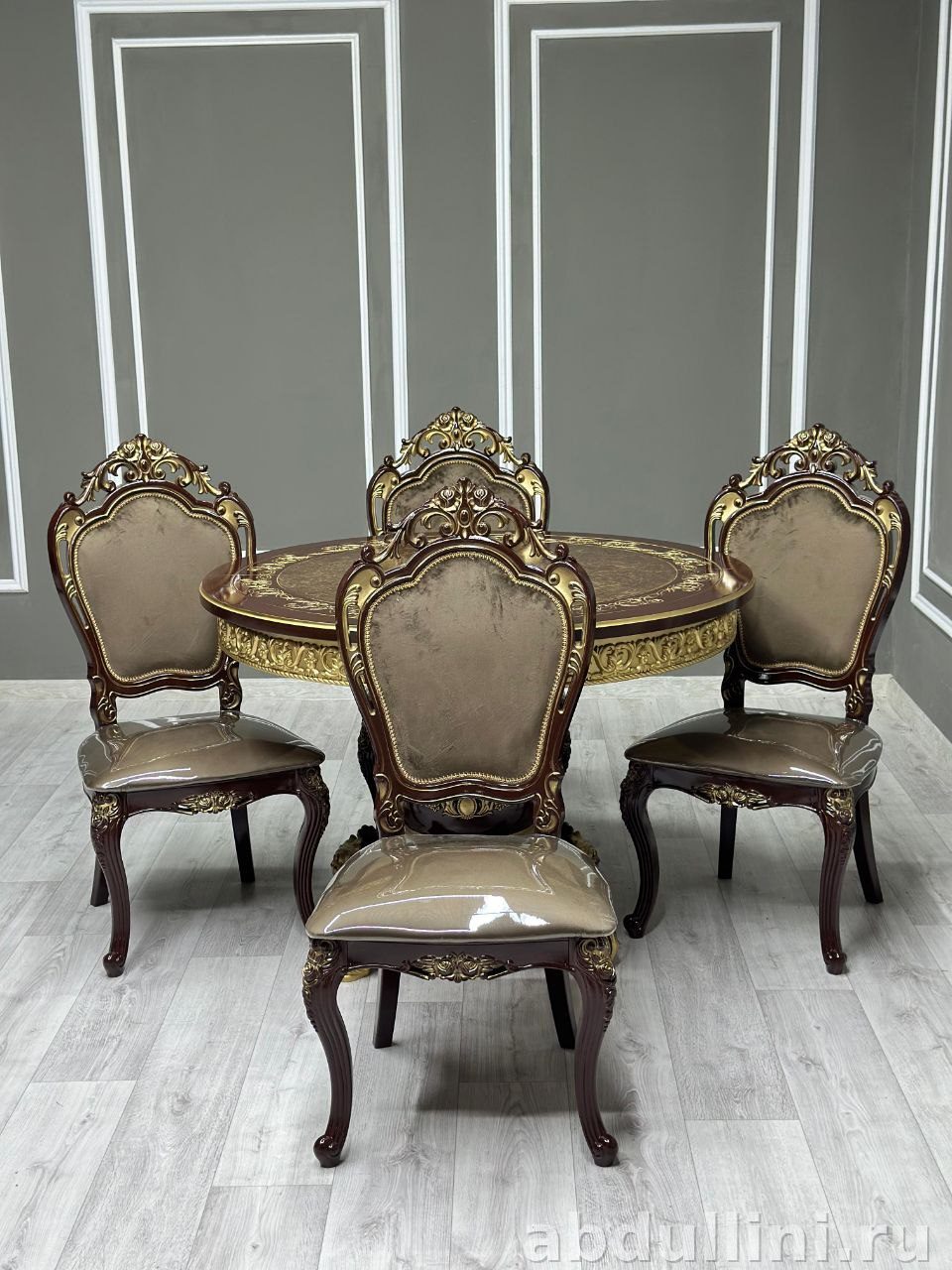 Круглый стол Голд 3246 и стулья Мини Шейх — купить в Дагестане — купить в Дагестане — фото 3