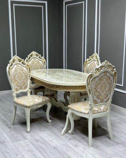 Обеденный стол 3248 и стулья Мини-Шейх — купить в Дагестане (раздвижной, цвет) — купить в Дагестане — фото 1
