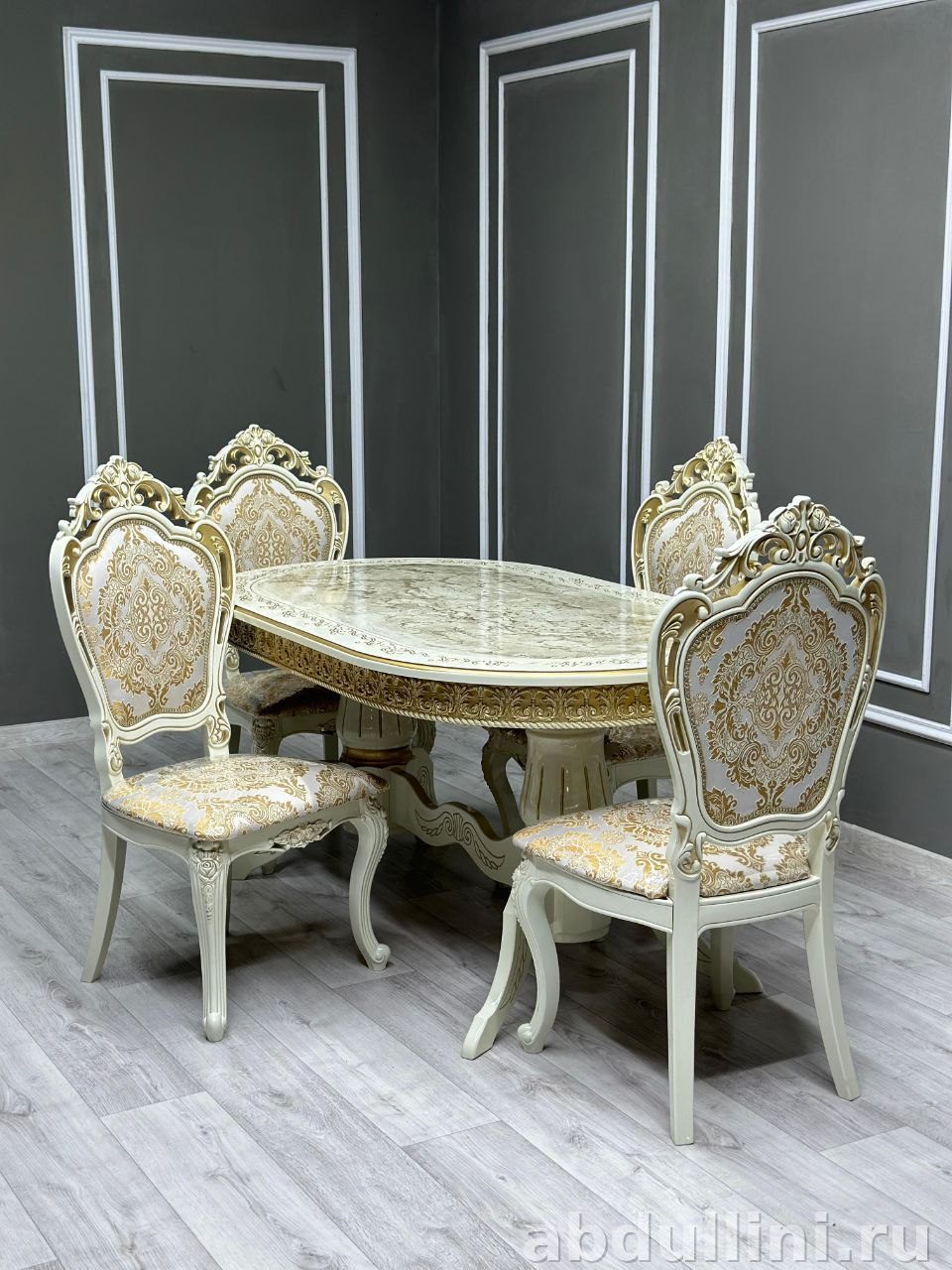 Обеденный стол 3248 и стулья Мини-Шейх — купить в Дагестане (раздвижной, цвет) — купить в Дагестане — фото 1