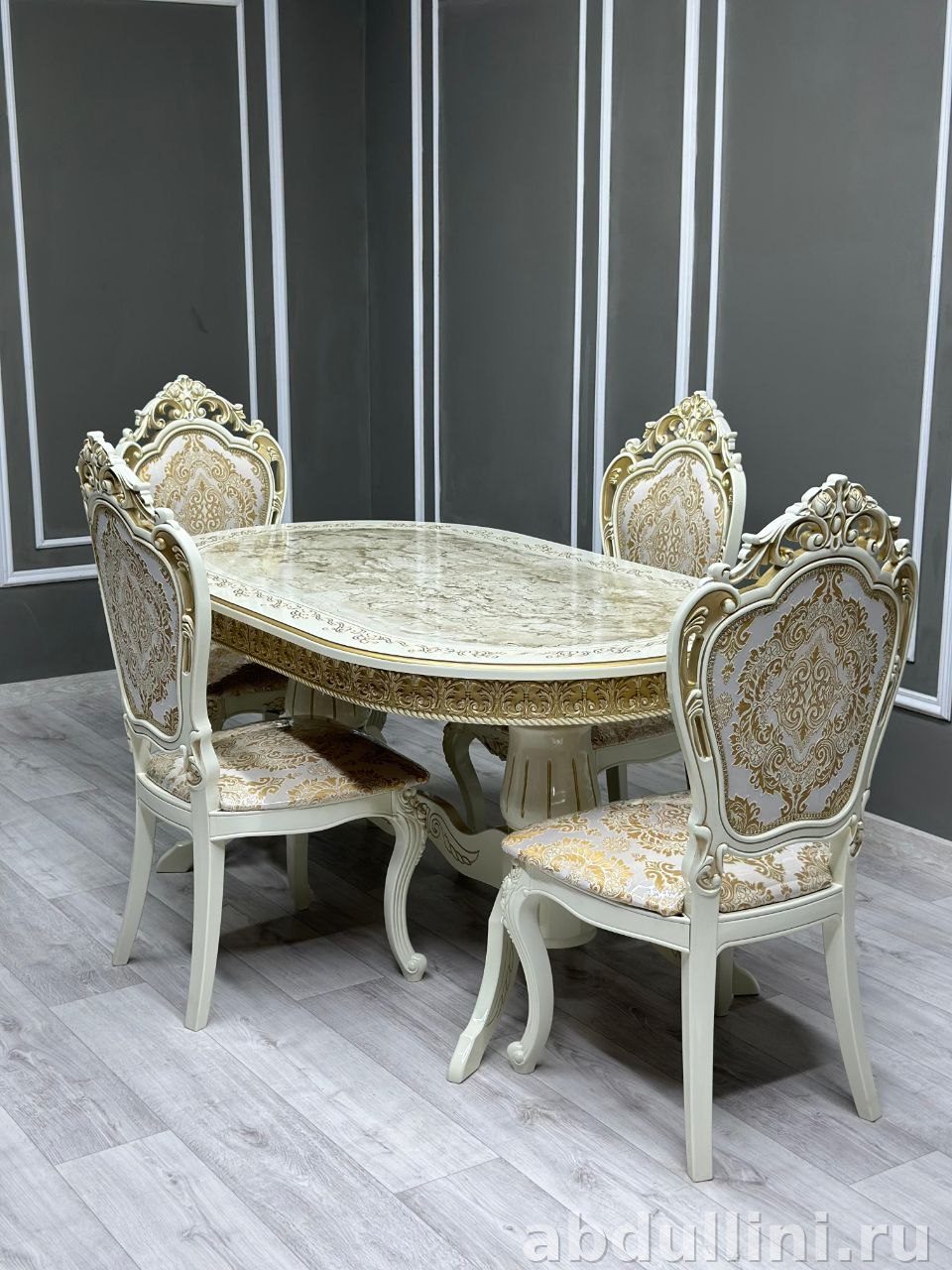 Обеденный стол 3248 и стулья Мини-Шейх — купить в Дагестане (раздвижной, цвет) — купить в Дагестане — фото 4