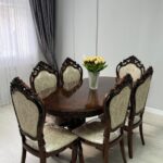 Стол раздвижной Лапка Мокко с 6 стульями — купить в Дагестане — купить в Дагестане — фото 1