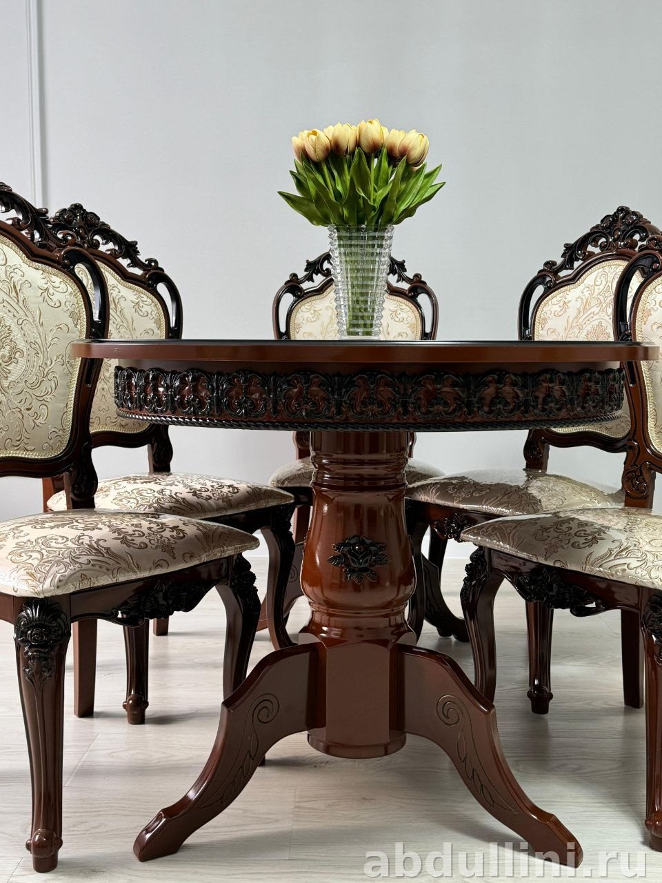 Стол раздвижной Лапка Мокко с 6 стульями — купить в Дагестане — купить в Дагестане — фото 3