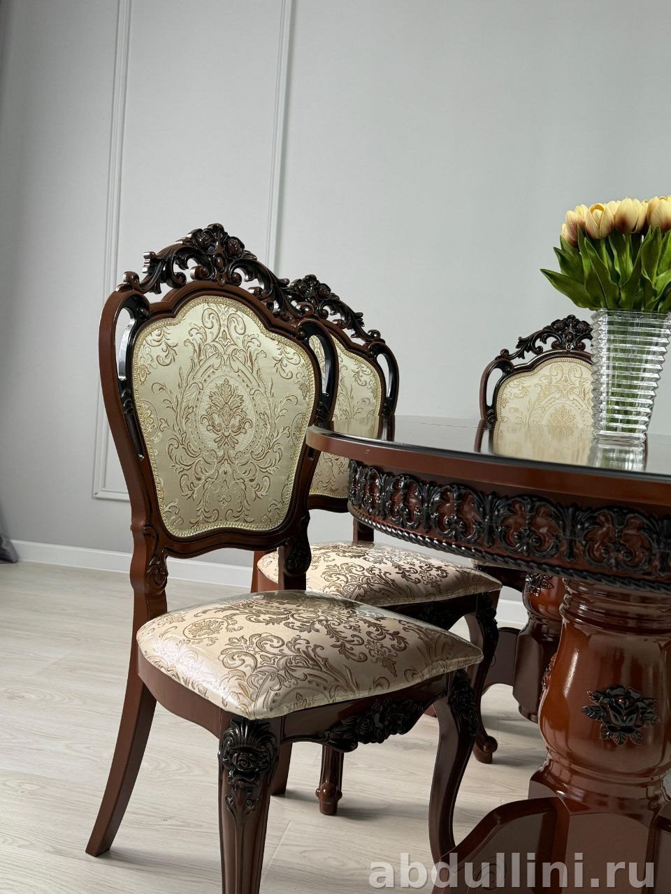 Стол раздвижной Лапка Мокко с 6 стульями — купить в Дагестане — купить в Дагестане — фото 4