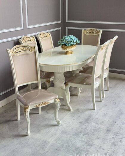 Обеденный стол 3256 и стулья Банан — купить в Дагестане — купить в Дагестане — фото 1