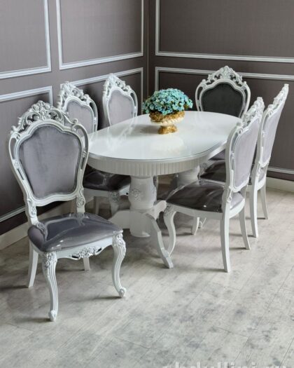 Стол раздвижной Лапка 3257 и стулья Мини-Шейх в Дагестане — купить в Дагестане — фото 1