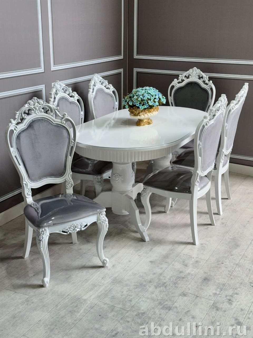 Стол раздвижной Лапка 3257 и стулья Мини-Шейх в Дагестане — купить в Дагестане — фото 1