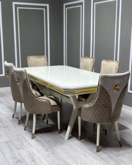 Стол Берлин 3273 с раздвижным механизмом и стульями Сурен Берлин 3273 — купить в Дагестане — фото 1