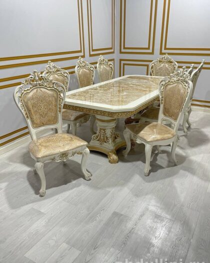 Обеденный стол 3303 и стулья Большой Шейх в Дагестане (разные размеры) — купить в Дагестане — фото 1