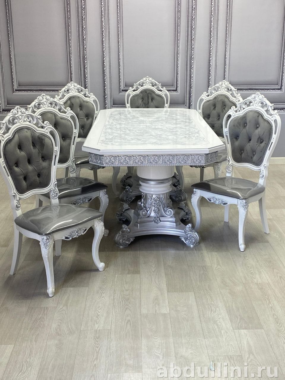 Купить обеденный стол и стулья 3310 Голд в Дагестане Голд — купить в Дагестане — фото 1