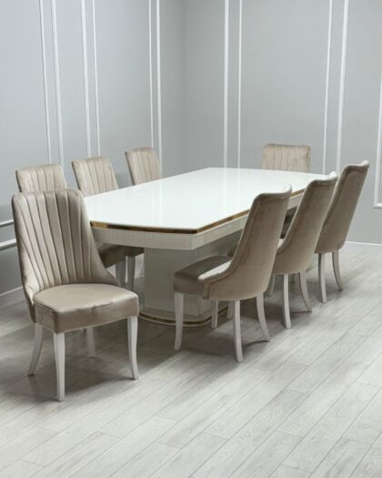 Обеденный стол Грация 3317 и стулья Сурен в Дагестане Размер 2.40 / 2.70 — купить в Дагестане — фото 1