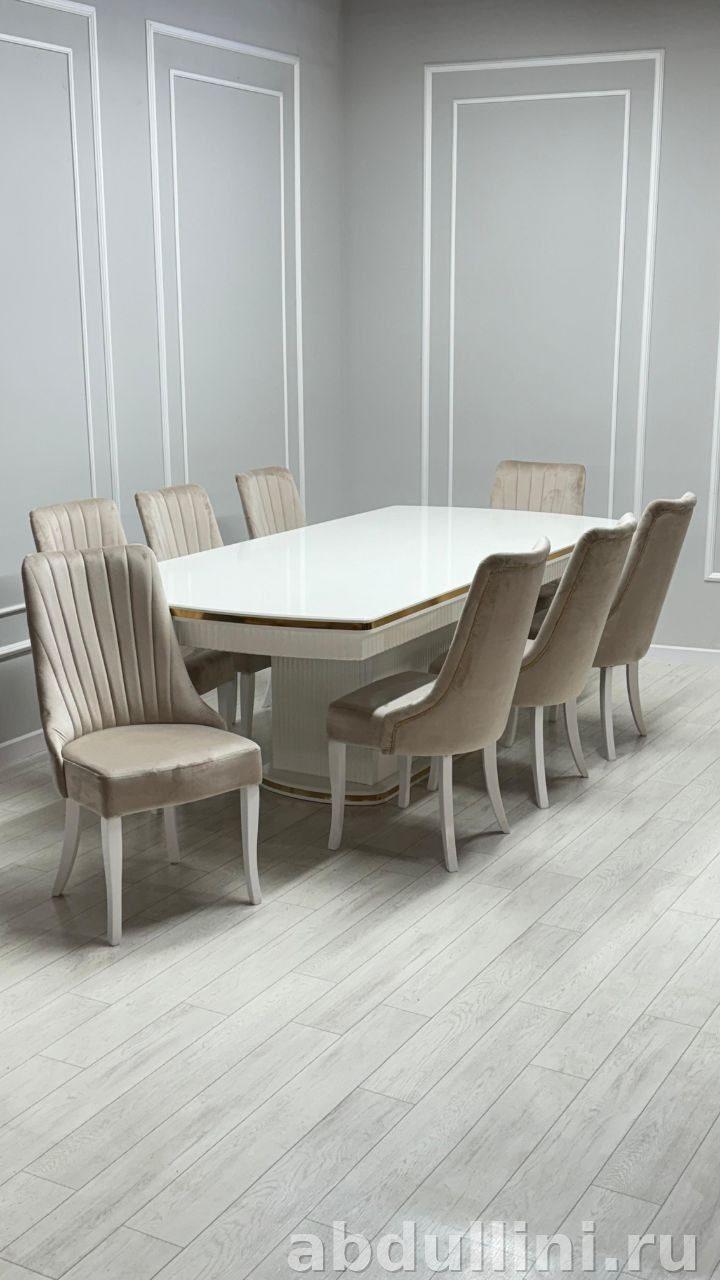 Обеденный стол Грация 3317 и стулья Сурен в Дагестане Размер 2.40 / 2.70 — купить в Дагестане — фото 1