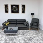 Комплект мебели KREYA: диван, кресла и подушки в Дагестане с подушками — купить в Дагестане