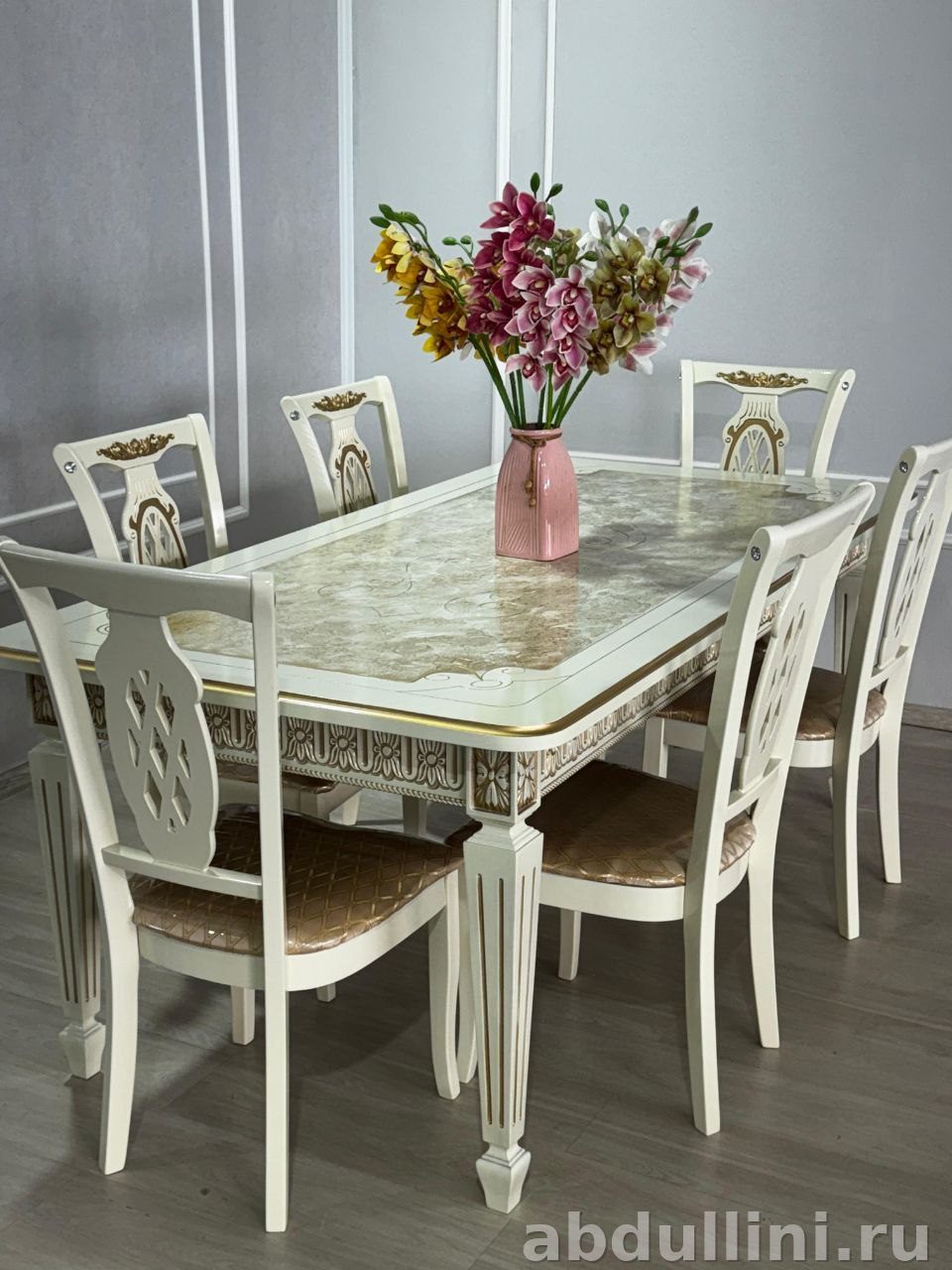 Купить стол Инфинити с узором и стулья Ромб в Дагестане с узором — купить в Дагестане