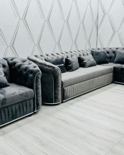 Мягкий угловой диван 3385 с креслом — купить в Дагестане (3385) — купить в Дагестане — фото 1