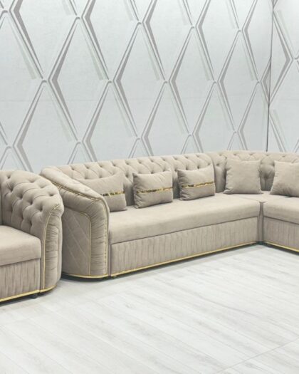 Угловой диван Астра с креслом в стиле неоклассика — купить в Дагестане (Астра) — купить в Дагестане — фото 1