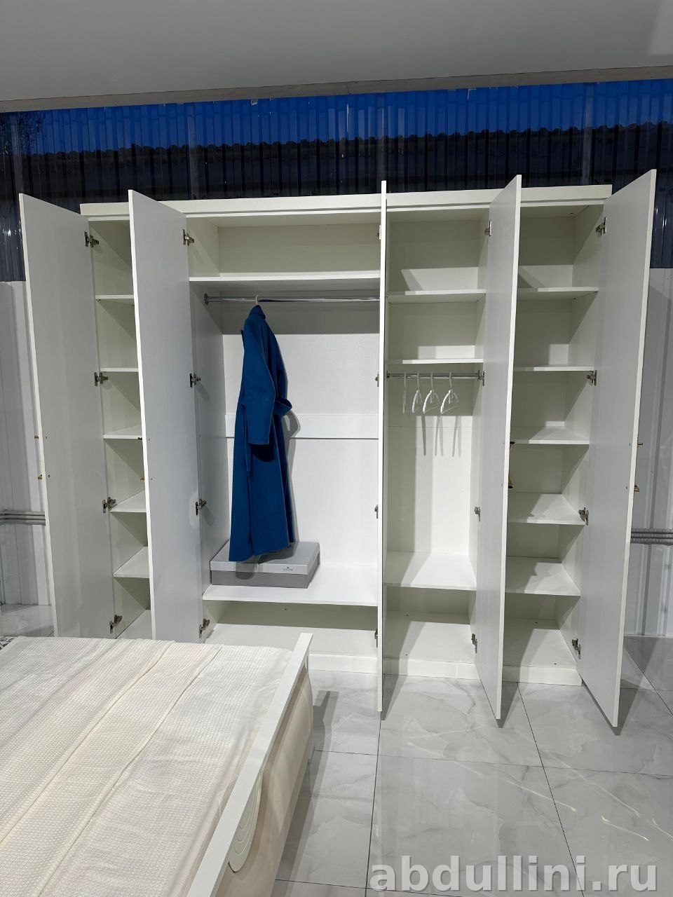 Спальня Одрина белая с золотом — купить в Дагестане — купить в Дагестане — фото 5