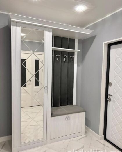 Прихожая Глория 2 НЕО 3405 белая — купить в Дагестане — купить в Дагестане