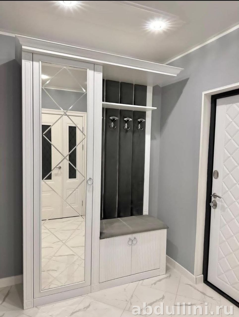 Прихожая Глория 2 НЕО 3405 белая — купить в Дагестане — купить в Дагестане