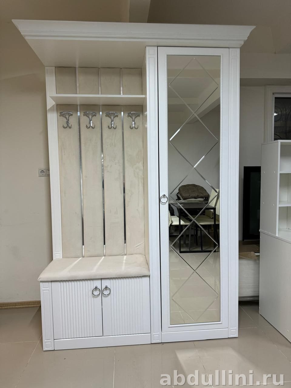 Прихожая Глория 2 НЕО белая — купить в Дагестане — купить в Дагестане