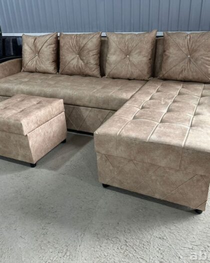 Диван 'Крокодил' с пуфом — мебель от производителя в Дагестане — купить в Дагестане — фото 1