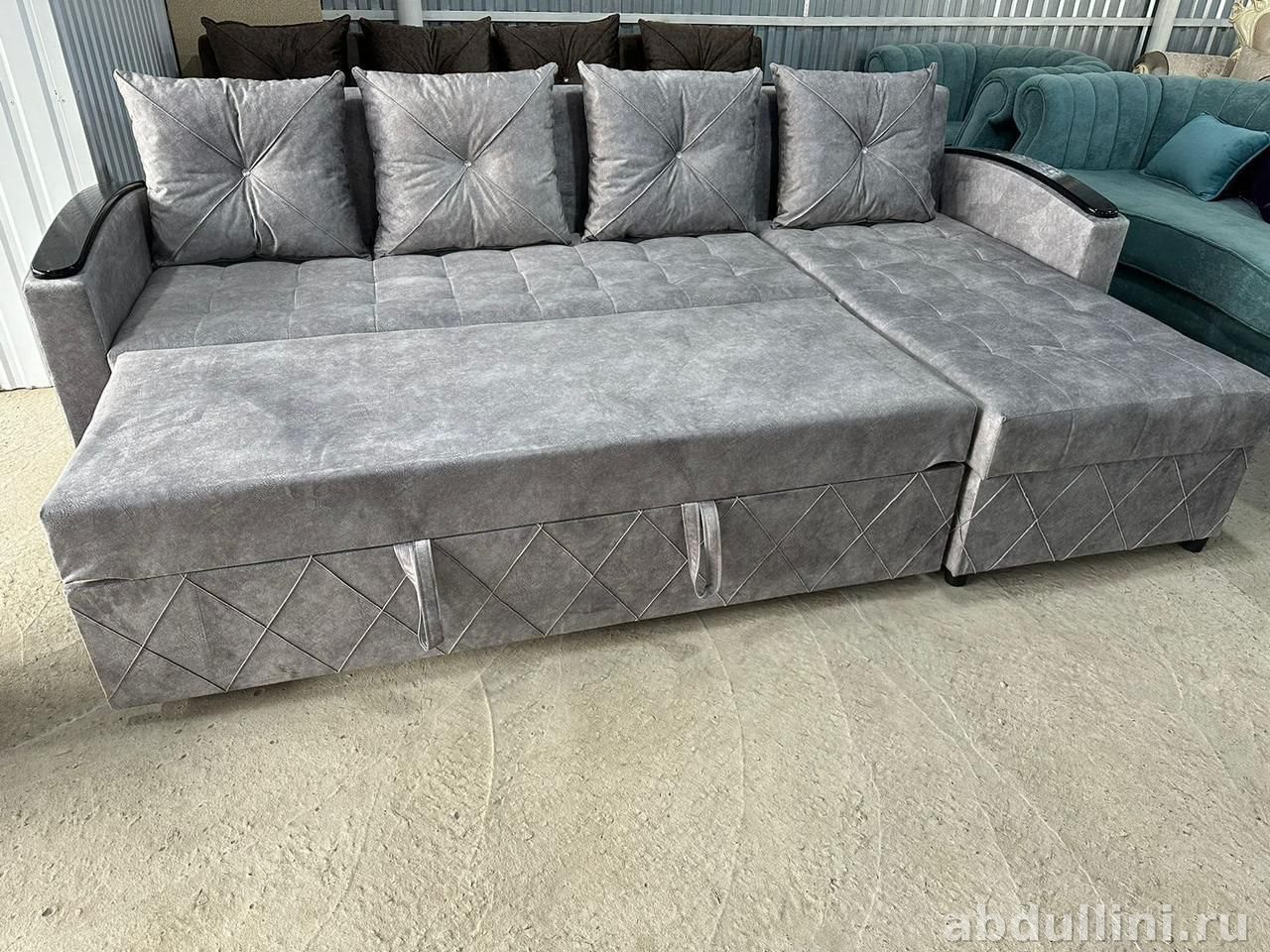 Диван Крокодил 3543 с ящиками и пуфом — купить в Дагестане — купить в Дагестане — фото 2