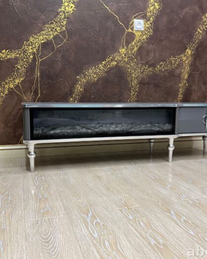 Тумба под телевизор «Дерья» 160 см, серый/серебро — купить в Дагестане — купить в Дагестане — фото 1